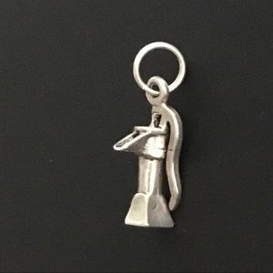 Sterling Water Well Pump Charm